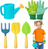 Biubee Kids Gardening Tools Set - Sturdy Kids Watering Can Toy Toddler