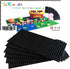 Taken All Building Bricks Block Base Plates - Black 6 Pack of 5 x 10" Baseplates