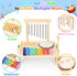 BCY hohipi Set,Baby Set Kids Drum Musical Instrument for Toddler,Wooden Xylophone for Toddlers with Baby Drum and Wind
