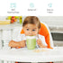 6 360 7 2 Pack, Munchkin Sippy Cup for Month Old and Up, Spill Proof Miracle Toddler Cups with Transition Handles