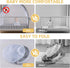 Self-Locked,1200 Holes/Inch 55" 27" 51" Lazyzzzz Crib Tent, Pop Up Mosquito Crib Net with Double Zipper Mesh to Keep