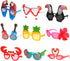 Ocean Line Luau Party Sunglasses - 9 Pairs Funny Hawaiian Glasses for Kids Party Favors