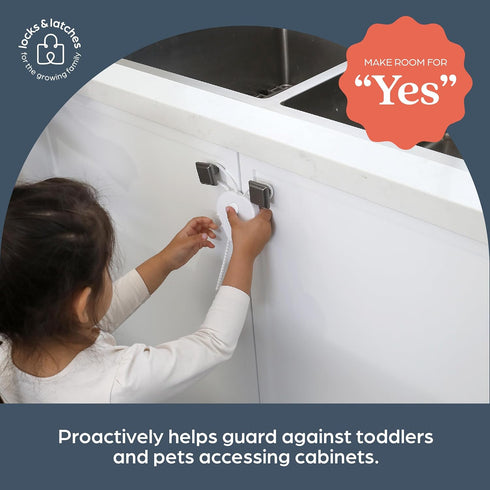 Dreambaby Adjustable Cabinet Locks for Child Safety