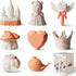 MarcZero Princess Silicone Bath Toys 8Pcs for Toddlers Kids Babies,Bathtub Water Toys,Soft
