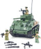 General Jim's Military Themed WW2 Building Blocks Tank Set, Sherman Tank for World War 2 Enthusiasts