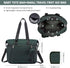 Spacious LOVEVOOK Waterproof Diaper Bag Tote with Changing Pad - Ideal for Travel