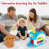 Ming You 1 2 3 1-3, 1 Interactive Toys for Year Old Boy Gifts, Baby Musical Toy House with Stuffed Puppy, Car, Learning