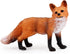 UANDME Fox Toy Figures Set - Includes Arctic Fox & Red Foxes Figurines Cake Toppers (5 Foxes)