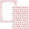 Cotton Crib Sheets for Boys or Girls Strawberries Bows Pattern, Soft Jersey