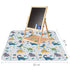 51" Splat Floor Mat for Under High Chair/Arts/Crafts by CLCROBD, Waterproof Anti-Slip Food Splash Spill Mess Mat