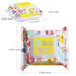 HAPPY BUM Saline Baby Wipes - Unscented, 360 Count (12 Packs of 30 Wipes)