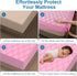 VOPHIA 2 Pack 24X38 24X38inch) Waterproof Mattress Protector Crib,Cotton Fitted Crib Sheets Crib Mattress Protector