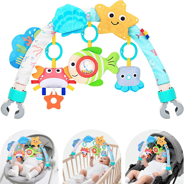 Car Seat Toys for Babies 0-6 MonthsArch Stroller Toys for 6-12 Months