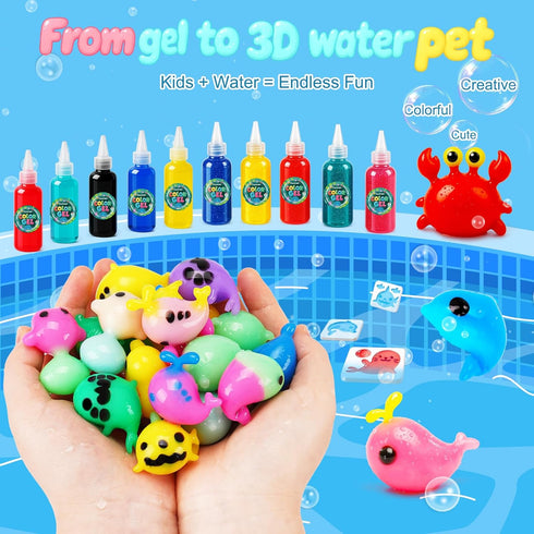 3 4 5 6 7 8 9 10 11 12 Teexpert Magic Water Elf Toy Kit Art and Crafts for Kids Girls Boys Ages - DIY Craft Toy