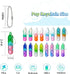 Tiusue 36 Pcs Pop Its Keychain Kids Valentines Party Favors Pop Its Fidget Keychain Birthday Valentines Party Favors