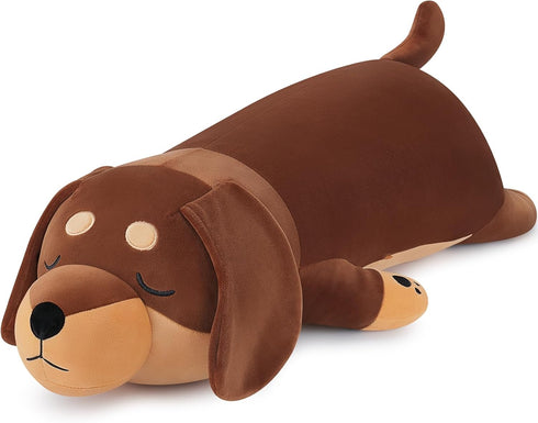 30'' Giant Dachshund Dog Plush Stuffed Animal- Weiner Dog Plush Pillow Plushies,