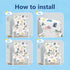 IPOZITO 3-5 Baby High Chair Cover, Machine Washable High Chair Pad, Soft Highchairs Covers for Baby, Protects from