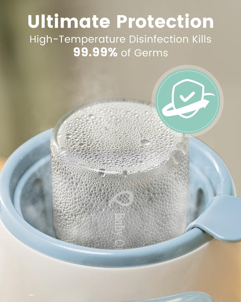 8-in-1 Grownsy Bottle Warmer, Fast Baby Milk Warmer with Timer for Breastmilk or Formula, Accurate Temperature Control