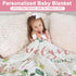 Ultragifta Personalized Baby Blankets Easter Gifts for Kids Custom Flannel Blanket for Girls Custom Baby Blanket