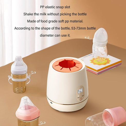 Naroote Formula Mixer, Formula Mixing Pitcher Baby Formula Mixer with USB Cable Warmer Heat Preservation Mix Evenly