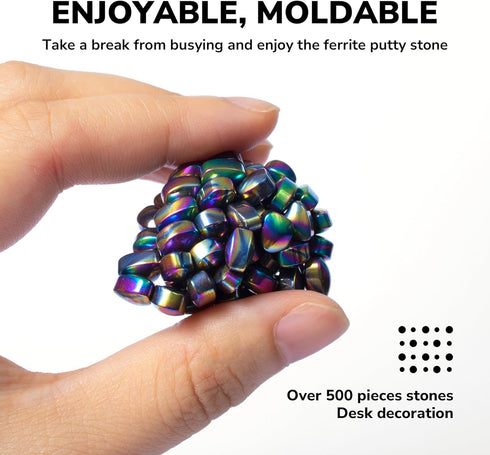 500 CUDNY Over Colorful Original Ferrite Stones Desk Fidget Stress Relief for Adults.