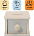 Montessori Mama Coin Box, Wooden Montessori Toy for 1 Year Old Toddler, Baby Drawer Drop Ball Toy