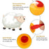 PAGOW 10PCS Nipple for Goats, Soft Rubber Pacifier for Nursing Small Animal Milk Drink, Lambs and Goat Kids