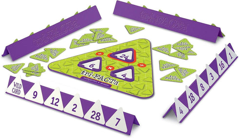 Learning Resources Tri-FACTa Multiplication & Division Game - Math Manipulatives, Kid Montessori Board Games, Classroom