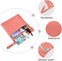Mr.Brilliant 2 Pack Salmon Wet Dry Bags for Baby Cloth Diapers&Breast Pump Parts, Waterproof Reusable Wet Bag with Two