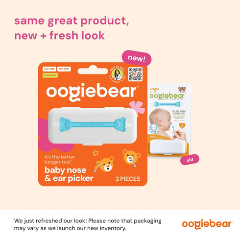 oogiebear: Baby Nose Cleaner & Ear Wax Removal Tool - Safe Booger & Earwax Removal for Newborns, Infants, Toddlers