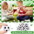 48 Pcs Soccer Party Favors Supplies, 12 Soccer Silicone Bracelets, 12 Drawstring Treat Bags, 12 Mini Stress Balls, 12