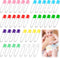 CllyCnny Diaper Safety Pin - 100pcs Plastic Head Baby Heavy Diapers Pins 2.1