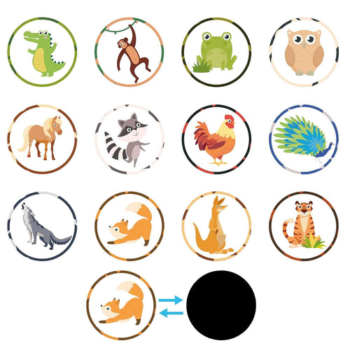 Gosknor 24pcs Potty Training Seat Magic Sticker, Reusable Potty Training Stickers Potty Stickers