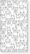 Winpema Doodle Cute Foxs Fitted Crib Sheet Fox Baby Crib Sheet Fit Standard