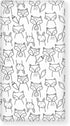 Winpema Doodle Cute Foxs Fitted Crib Sheet Fox Baby Crib Sheet Fit Standard