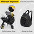Upperkids Large Capacity Storage Bag Compatible with Doona Infant Car Seat Stroller, Easy Access Zipper Design