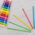 24 Pieces Rhythm Sticks, Classroom Musical Instruments, 4 Colors Wood Sticks for Girls Boys, 8 x 1/2 Inch