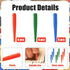 NQEUEPN 9pcs 1/8 Cribbage Board Pegs, Plastic Cribbage Pegs Fit Holes Peg Board Game Traditional Crib Board Pins