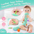 0-3-6-12 Tummy Baby Toys Sensory Musical Animal Stuffed Toy for Infant Months Time Newborn, Plush Caterpillar