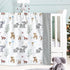 30 40 Inch BOPRIO Baby Blankets for Unisex Boys Girls, Super Soft Nursery Minky Blankets with Woodland Animal Design