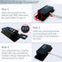 Refrigerator Lock Combination, Child Proof Fridge Lock for Cabinets, Drawers, Windows, No Keys Needed