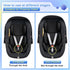 Infant Car Seat Insert for Doona, Ultra-Thick Baby Car Seat Head Support, Breathable Mesh Baby Car Seat Cushion