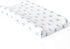 Lush Decor 2 Pack Baby Seaside Starfish Organic Cotton Changing Pad Cover, Blue