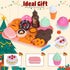 Fegalop Set 21PCS Sets Play Food for Kids, Pretend Dessert Food Toys with Cutting Toys Ice Cream and Cake,Plastic