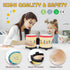 Bongo Drums for Kids 5"-6" with 2 Colorful Drumsticks, Rhythm Percussion Musical Instruments for Children