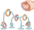 Baby Suction High Chair Toys, 24hr Hold Suction Cup Sensory Bath Toys for 6-12 Months