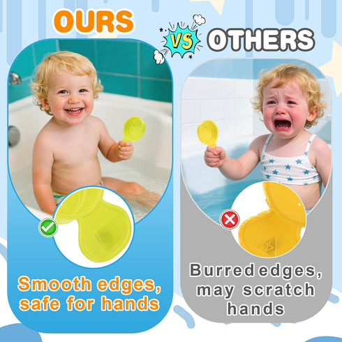 17Pcs 1-3 Swimming Small Water Table Toys for Toddlers - Super Easy to Clean, Baby Bath Toys Water Table Accessories