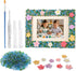 LEJITEKK DIY Mosaic Picture Frame Craft Kit for Kids - Creative Arts &