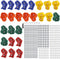 Yaegoo Climbing Holds for Kids and Adults, 25 PCS Rock Climbing Holds with Mounting Hardware for DIY Wall
