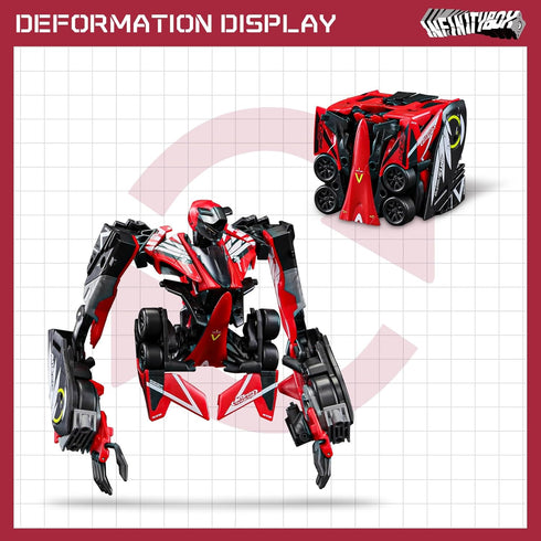 52TOYS INFINTYBOX IB-05 Cheetah Deformation Toys Action Figure - Mecha and Cube Converting Toys, Perfect Gift
